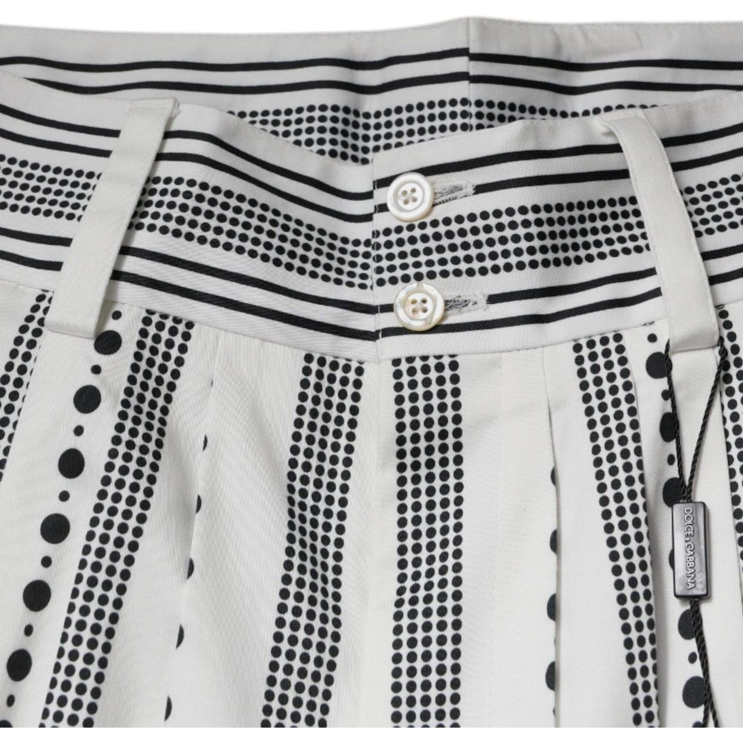 Dolce & Gabbana White Straight Formal Dress Pants PAN75842-50