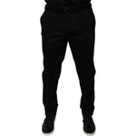 Dolce & Gabbana Black Tapered Formal Dress Pants PAN75851-54