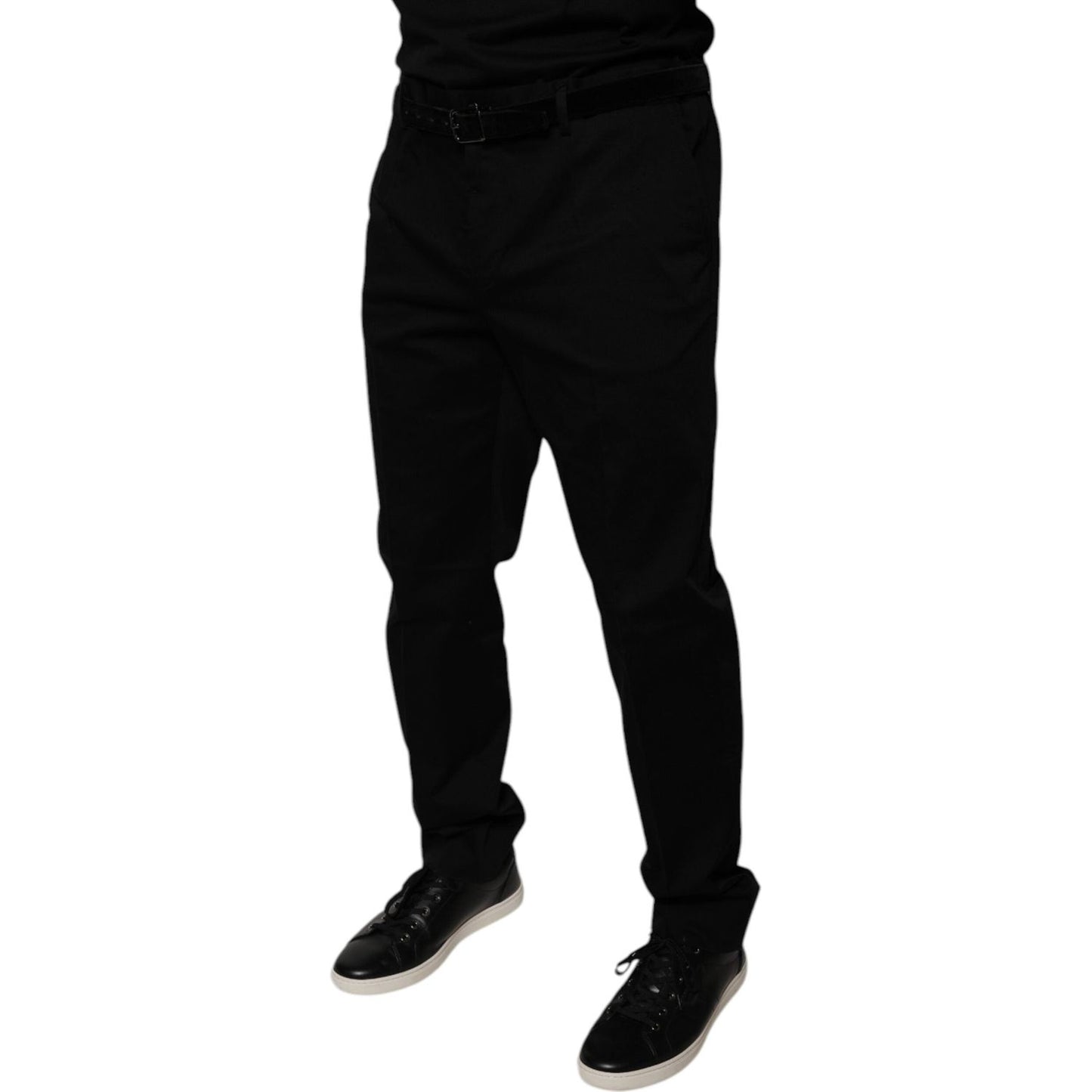 Dolce & Gabbana Black Tapered Formal Dress Pants PAN75851-54