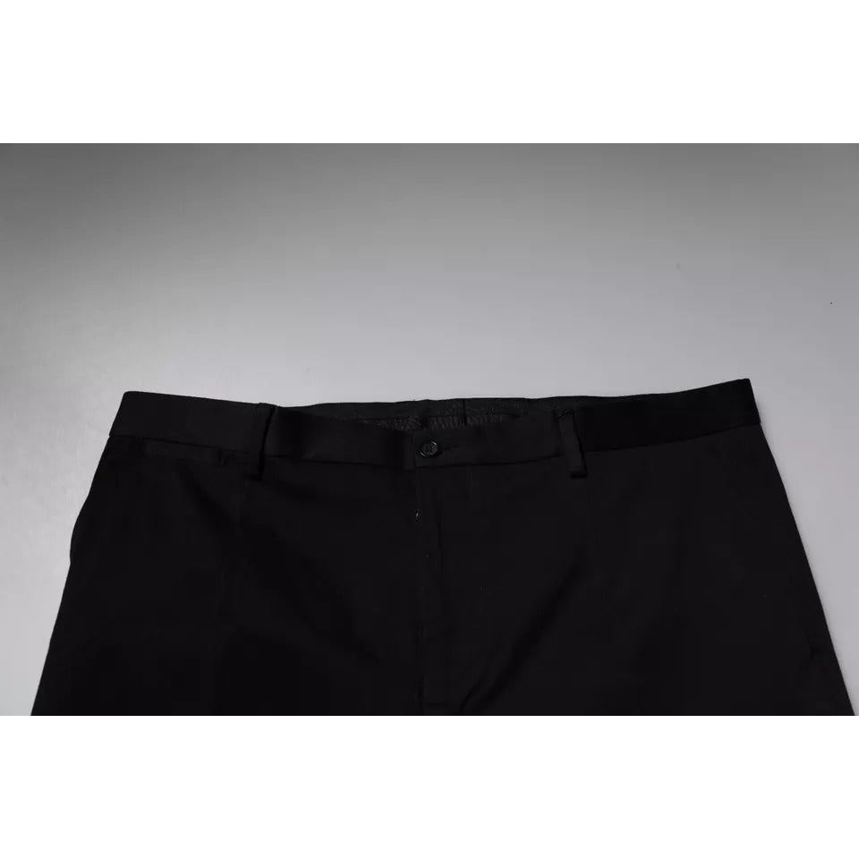Dolce & Gabbana Black Tapered Formal Dress Pants PAN75851-54