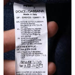 Dolce & Gabbana Dark Blue Cotton Logo Skinny Denim Jeans PAN75863-48