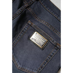 Dolce & Gabbana Dark Gray Cotton Skinny Denim Jeans PAN75885-48