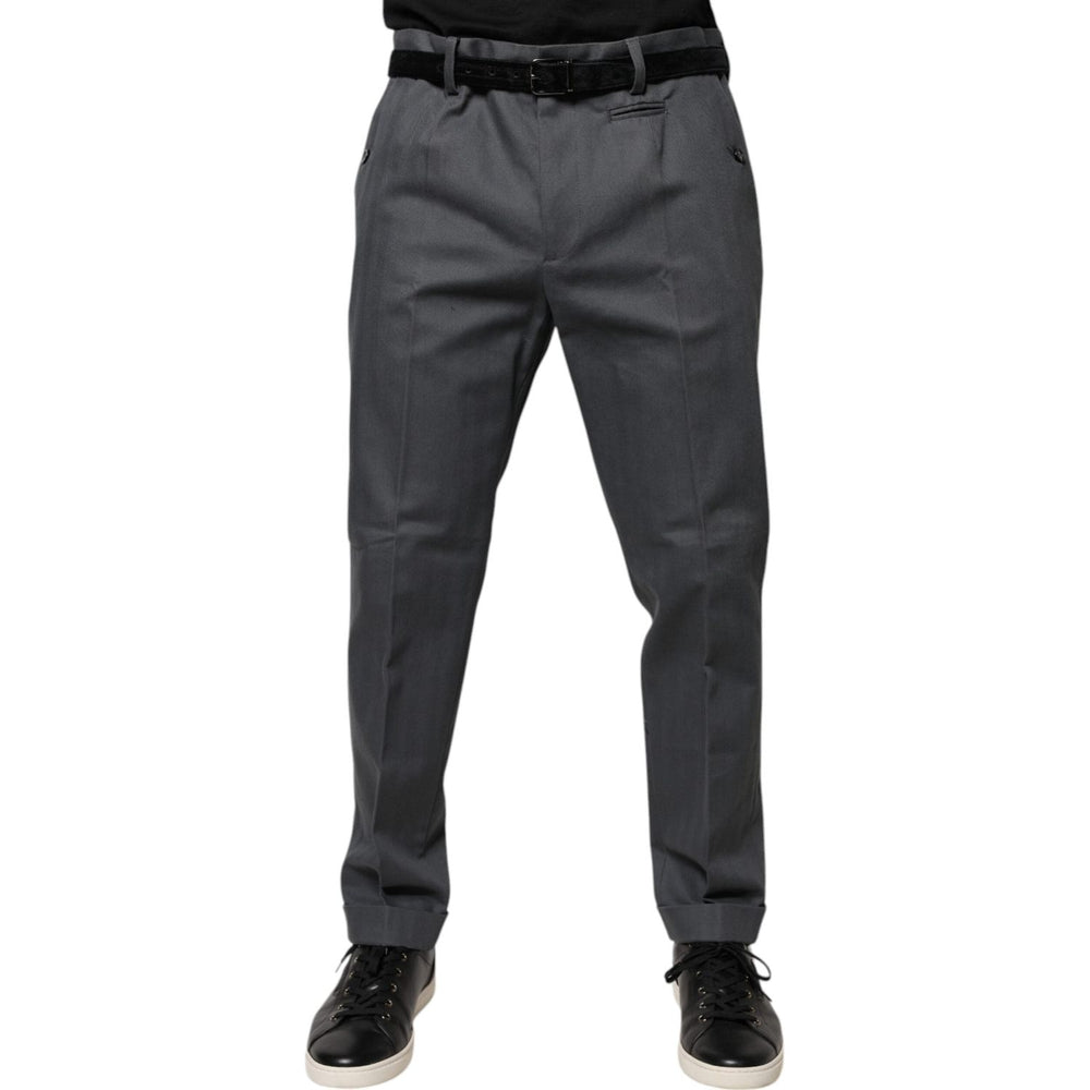 Dolce & Gabbana Gray Tapered Formal Dress Pants PAN75902-52