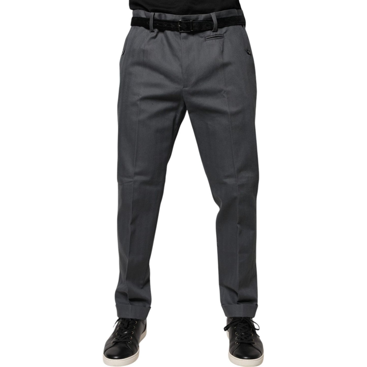 Dolce & Gabbana Gray Tapered Formal Dress Pants PAN75902-52