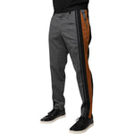 Dolce & Gabbana Multicolor Cotton Tapered Dress Formal Pants PAN75917-50