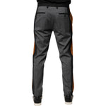 Dolce & Gabbana Multicolor Cotton Tapered Dress Formal Pants PAN75917-50