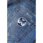 Dolce & Gabbana Blue Cotton Stretch Tattered Skinny Denim Jeans PAN75923-44
