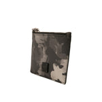 Dolce & Gabbana Multicolor Camouflage Logo Plaque Coin Purse Wallet