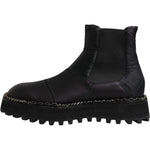 Dolce & Gabbana Black Chelsea Boots Leather Slip On Shoes MV6700-44