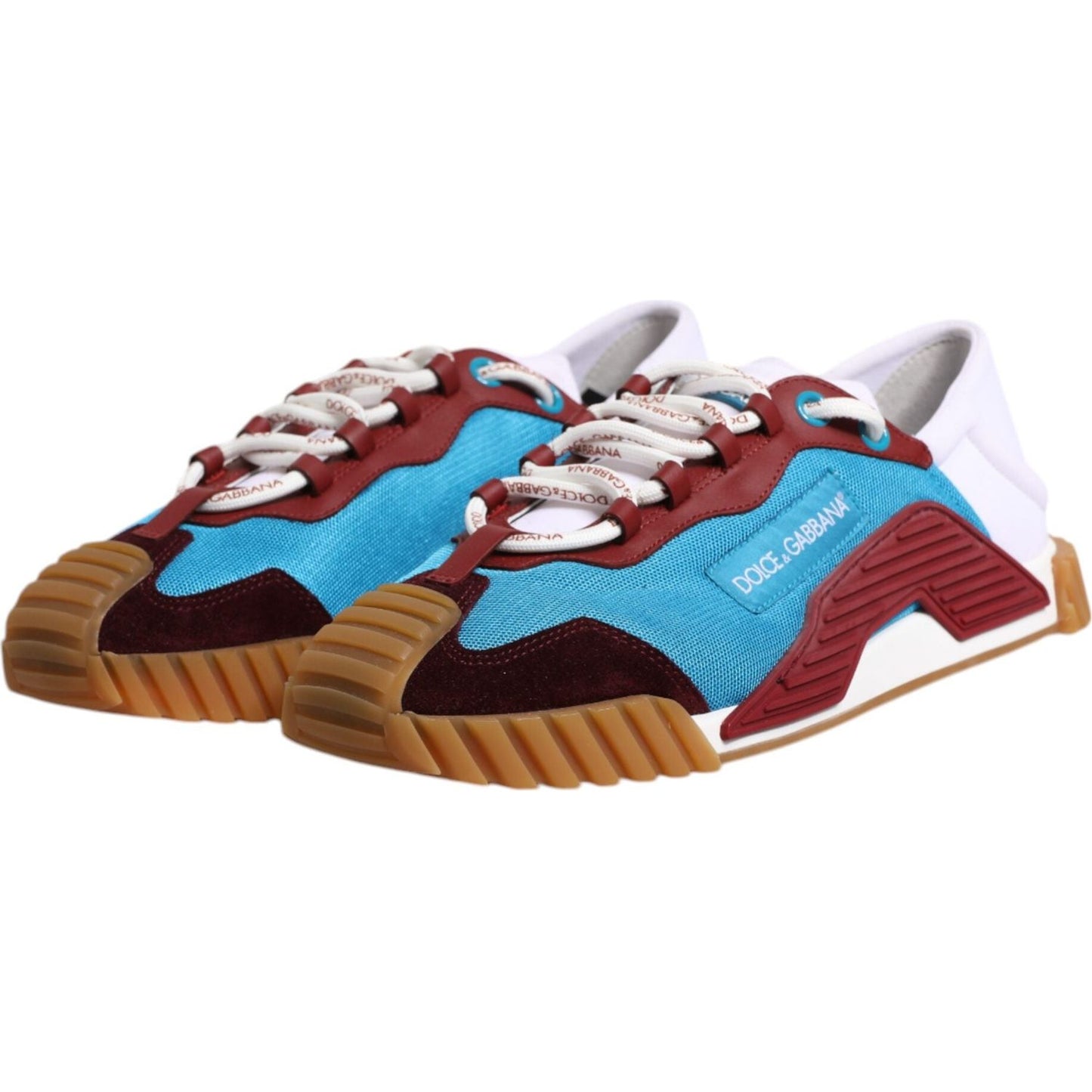 Dolce & Gabbana Multicolor Nylon NS1 Low Top Sneakers Shoes MV6660-44