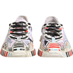 Dolce & Gabbana Multicolor Suede Fabric NS1 Sneakers Shoes MV6688-42