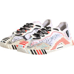 Dolce & Gabbana Multicolor Suede Fabric NS1 Sneakers Shoes MV6688-42
