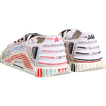 Dolce & Gabbana Multicolor Suede Fabric NS1 Sneakers Shoes MV6688-42