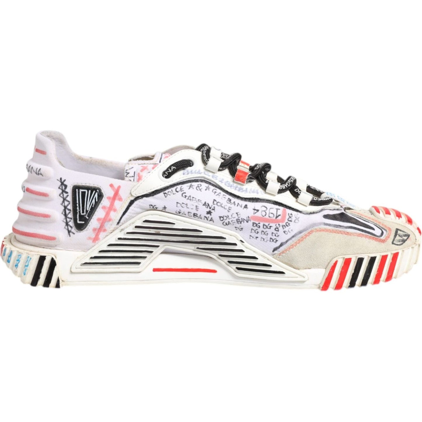 Dolce & Gabbana Multicolor Suede Fabric NS1 Sneakers Shoes MV6688-42