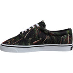 Dolce & Gabbana Black Tropical Print Low Top Sneakers Shoes MV6745-40.5