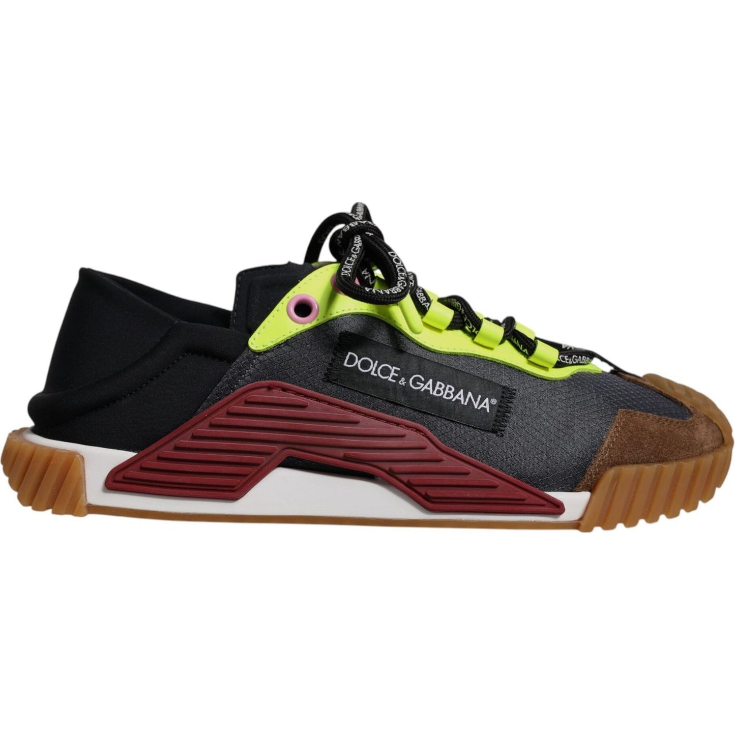 Dolce & Gabbana Multicolor Nylon Low Top NS1 Sneakers Shoes MV6754-40