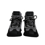 Dolce & Gabbana Gray Black NS1 High Top Boots Sneakers Shoes MV7923-37.5