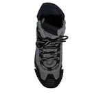 Dolce & Gabbana Gray Black NS1 High Top Boots Sneakers Shoes MV7923-37.5