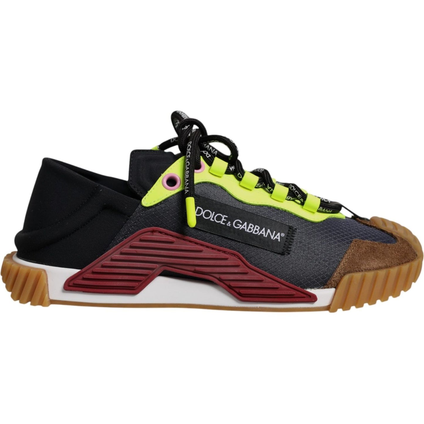 Dolce & Gabbana Multicolor Nylon Low Top NS1 Sneakers Shoes MV7966-40