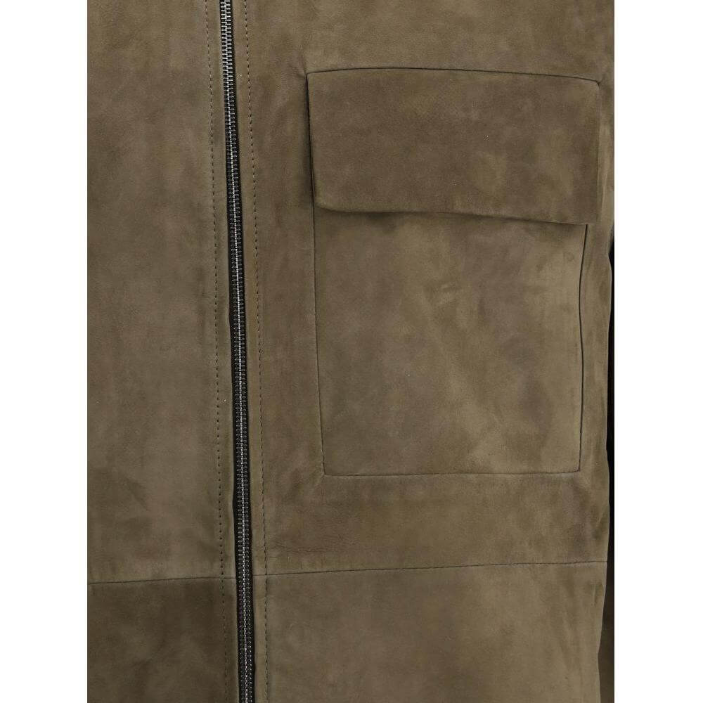Belstaff Suede leather Jacket BE-105447AMYOV-M