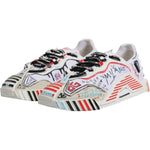 Dolce & Gabbana Multicolor Suede Fabric NS1 Sneakers Shoes MV6876-40