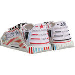 Dolce & Gabbana Multicolor Suede Fabric NS1 Sneakers Shoes MV6876-40