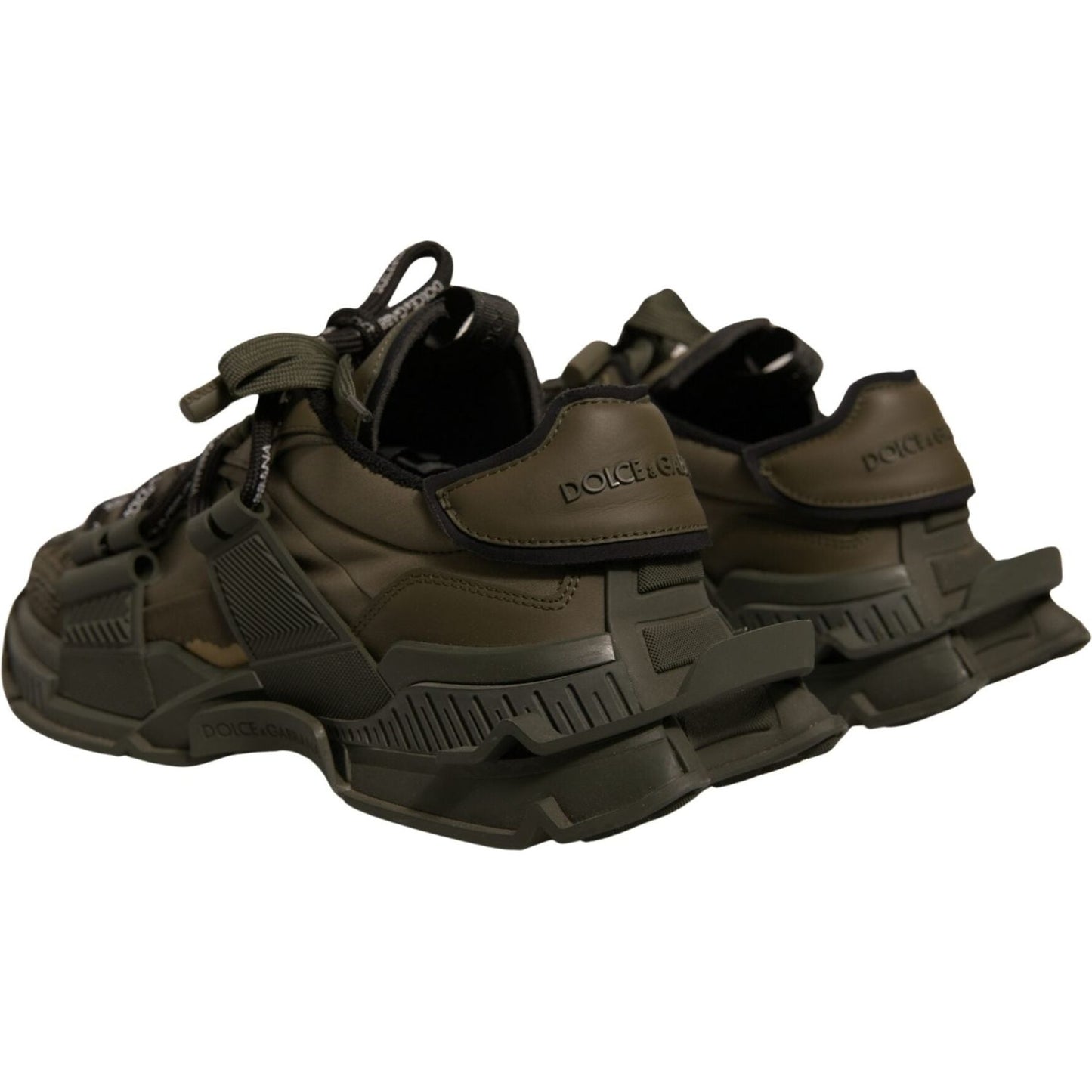Dolce & Gabbana Military Green Space Low Top Sneakers Shoes MV6899-42.5