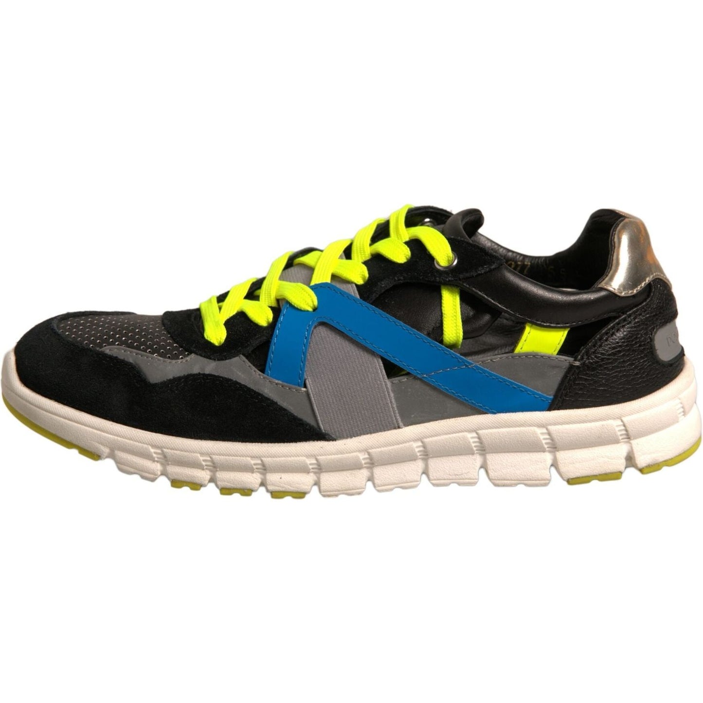Dolce & Gabbana Multicolor Suede Low Top Sneakers Shoes MV6961-39.5
