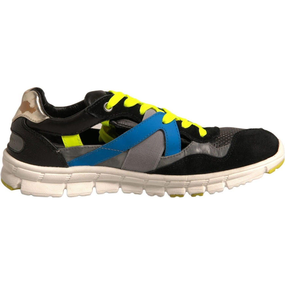 Dolce & Gabbana Multicolor Suede Low Top Sneakers Shoes MV6961-39.5