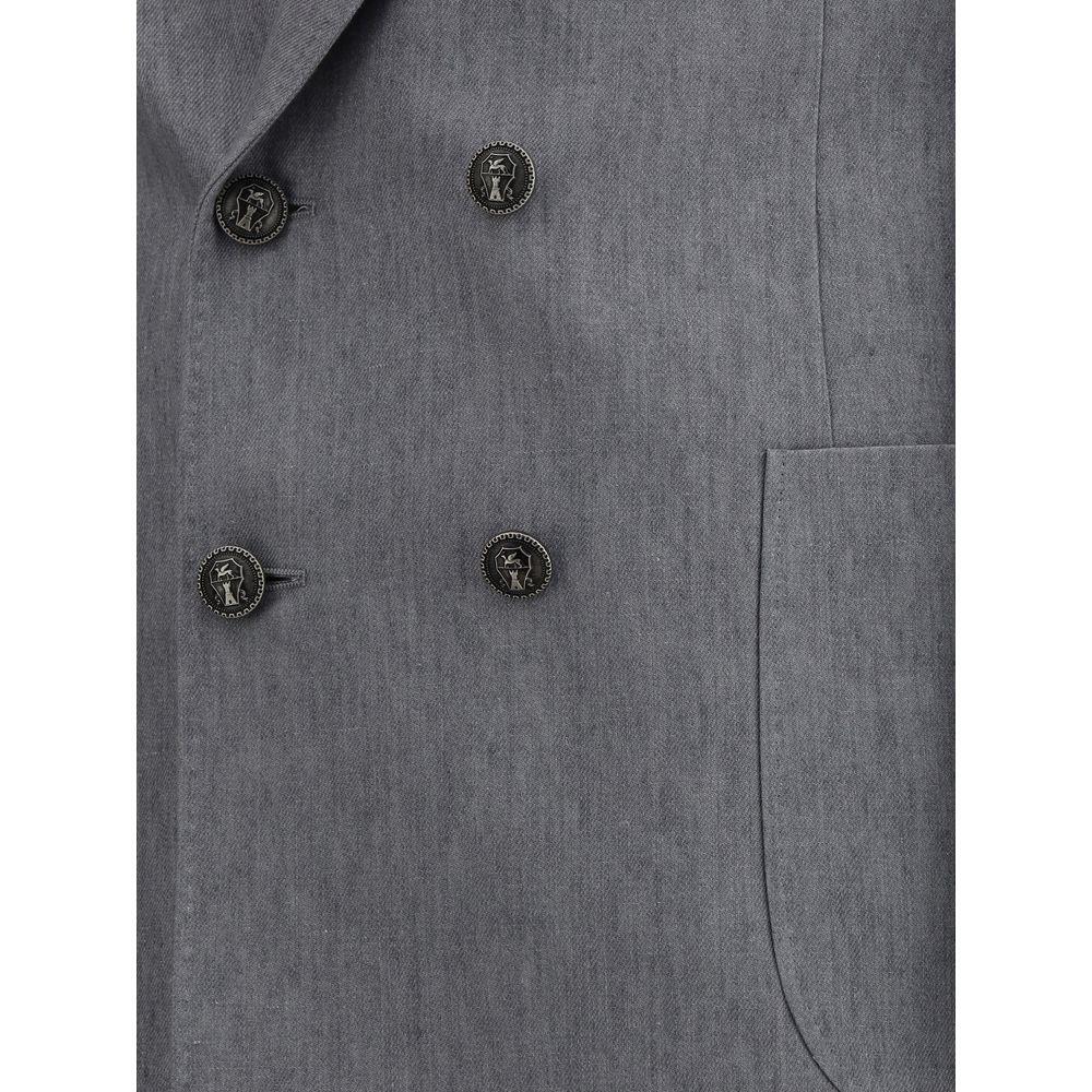 Brunello Cucinelli Linen Suit BR-MR489LDBHKC010-IT46 | S
