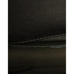 Chanel Dark Green Leather Shoulder Bag Gray Metal Purse Bag CHA176
