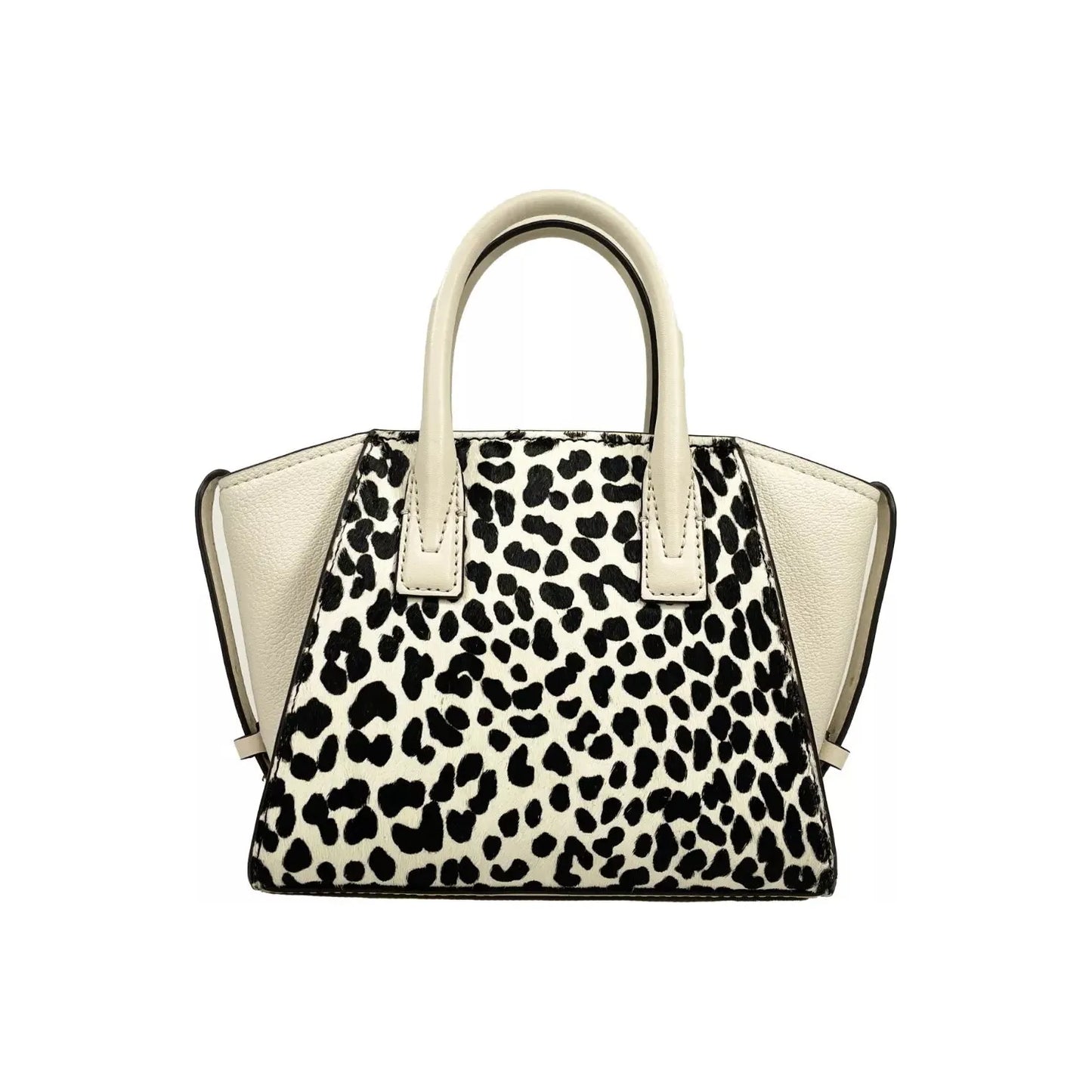 Michael Kors Avril XS Cream Cheetah Satchel Crossbody Bag Purse 80966