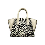 Michael Kors Avril XS Cream Cheetah Satchel Crossbody Bag Purse 80966