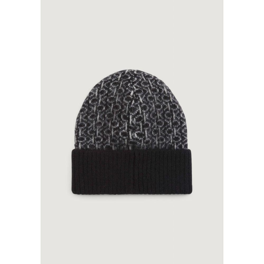 Calvin Klein Black Alpaca Leather Caps Baseball Hat CA-16493900009-ONE SIZE