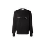 Calvin Klein Jeans Black Cotton Sweatshirt CA-16502300009-IT52 | XL
