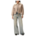 Calvin Klein Jeans Beige Polyester Jackets & Coat CA-16503602507-IT44|L