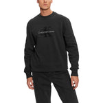 Calvin Klein Jeans Black Cotton Sweatshirt CA-16498900009-IT44 | S