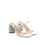 Miu Miu White Silk Sandal MIMI-5151666-EU39/US9
