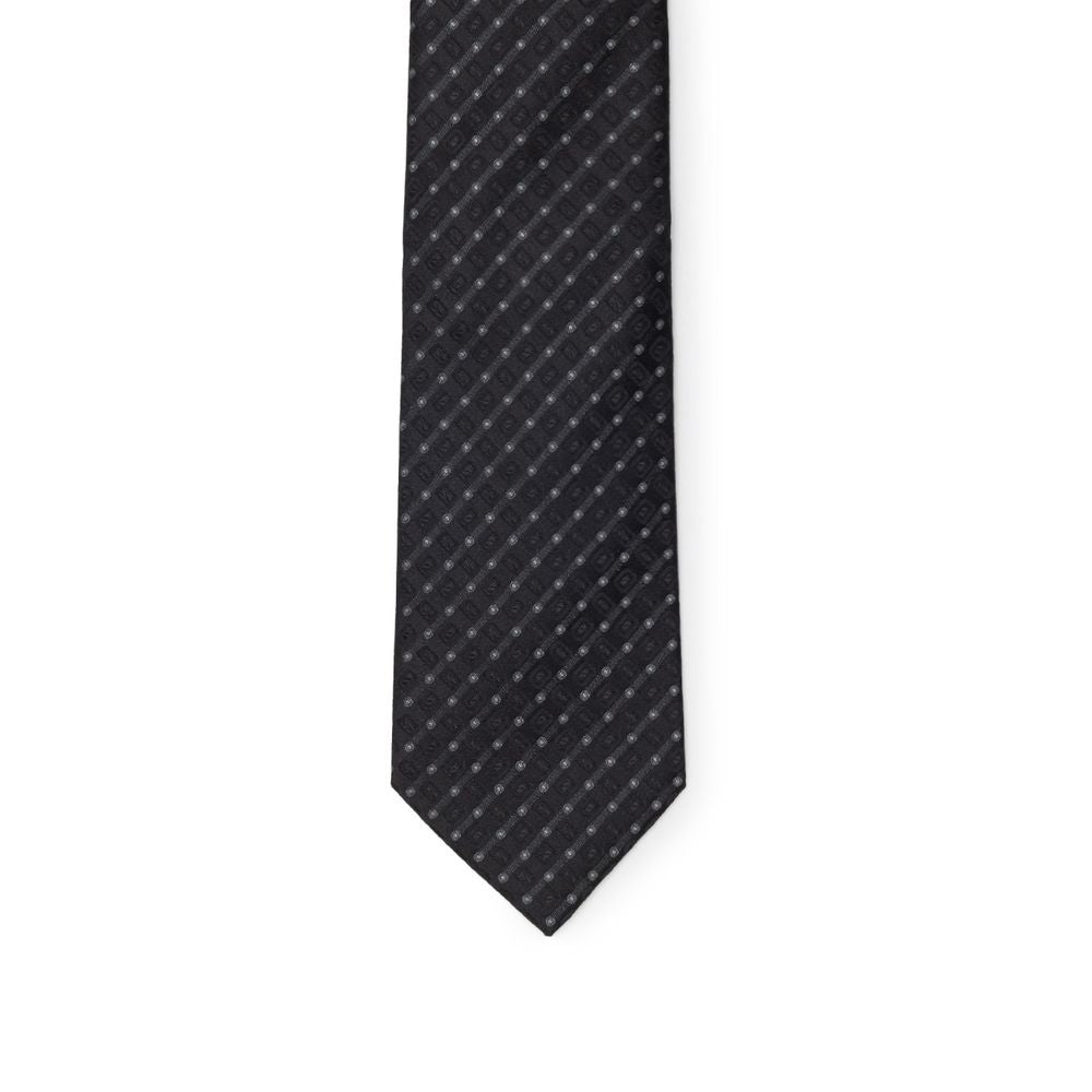Dolce & Gabbana Black Silk Ties & Bowty DO&-8257676-8 CM