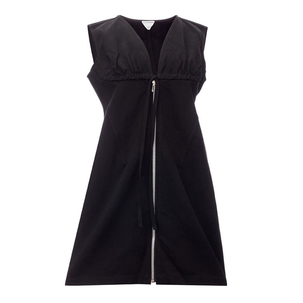 Bottega Veneta Elegant Black Viscose Dress Essentials BO-1698676-IT42|M