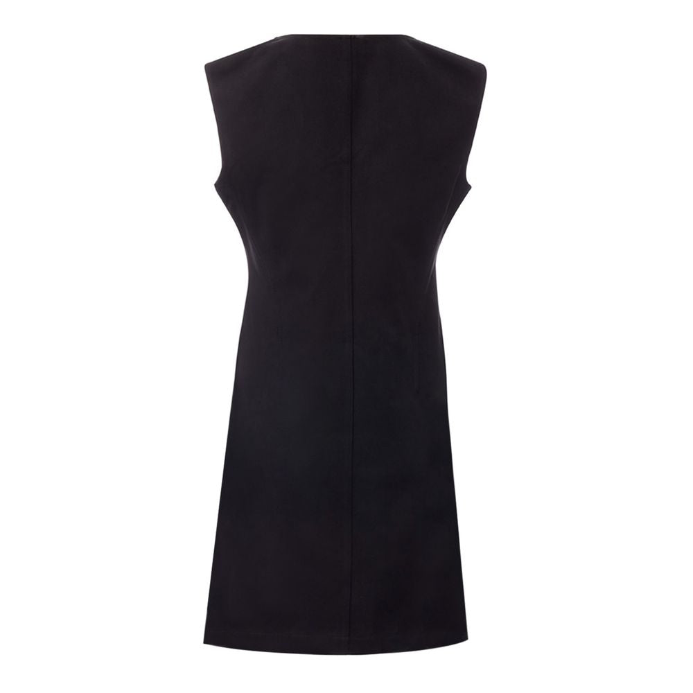 Bottega Veneta Elegant Black Viscose Dress Essentials BO-1698676-IT42|M