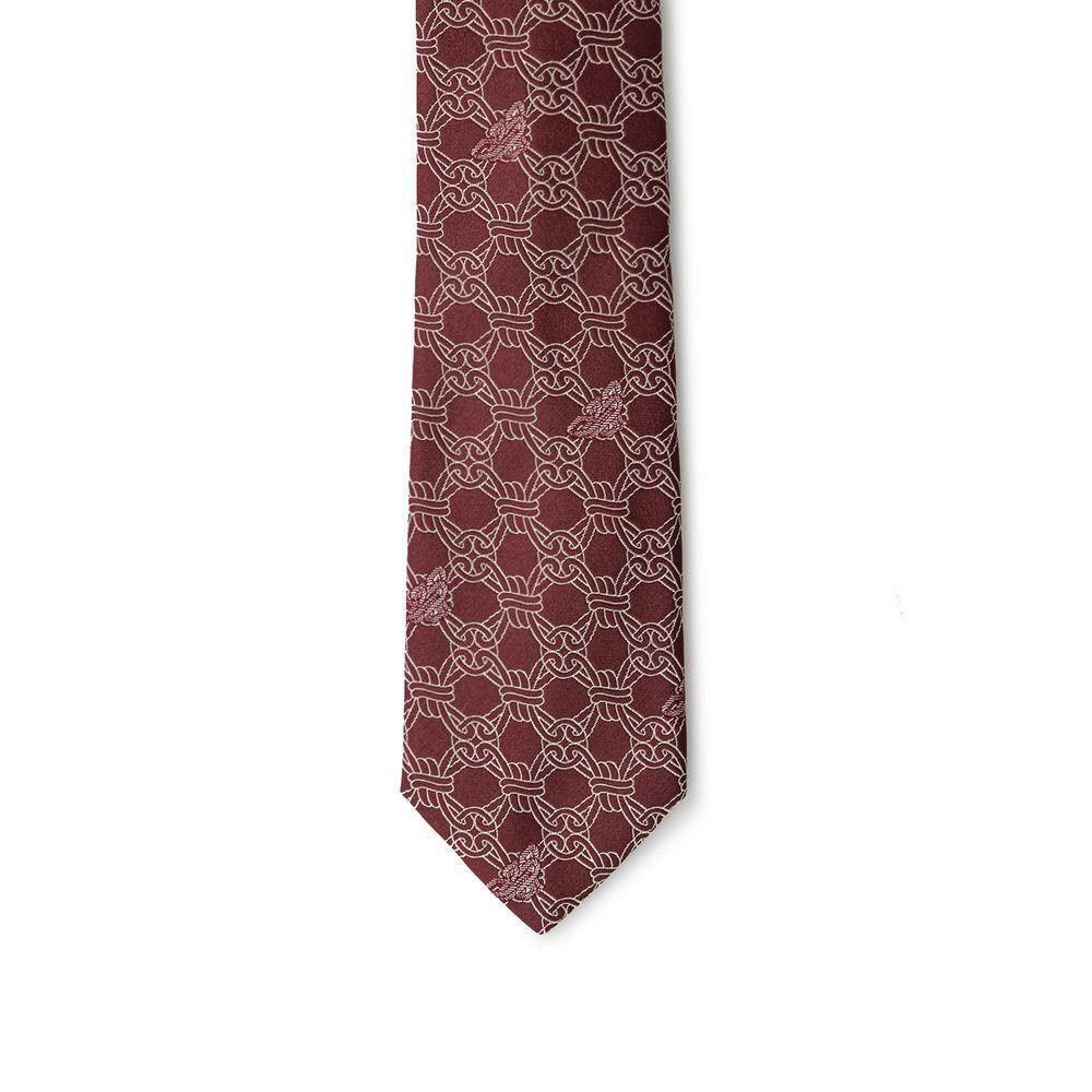 Emporio Armani Red Silk Ties & Bowty EMAR-7993665-ONE SIZE