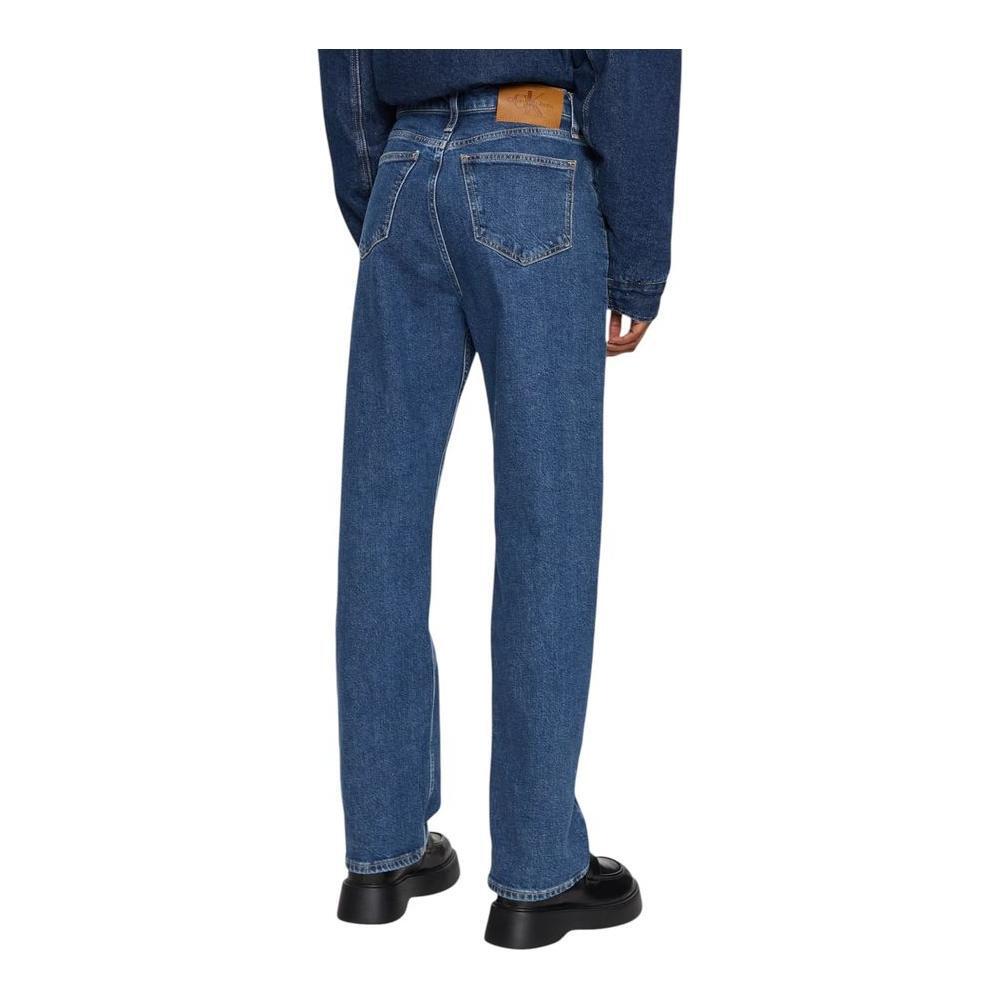 Calvin Klein Jeans Blue Cotton Mom Jean CA-16505200176-W26 | L32