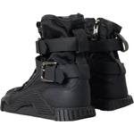 Dolce & Gabbana Black Nylon NS1 High Top Sneakers Shoes LA10952-38