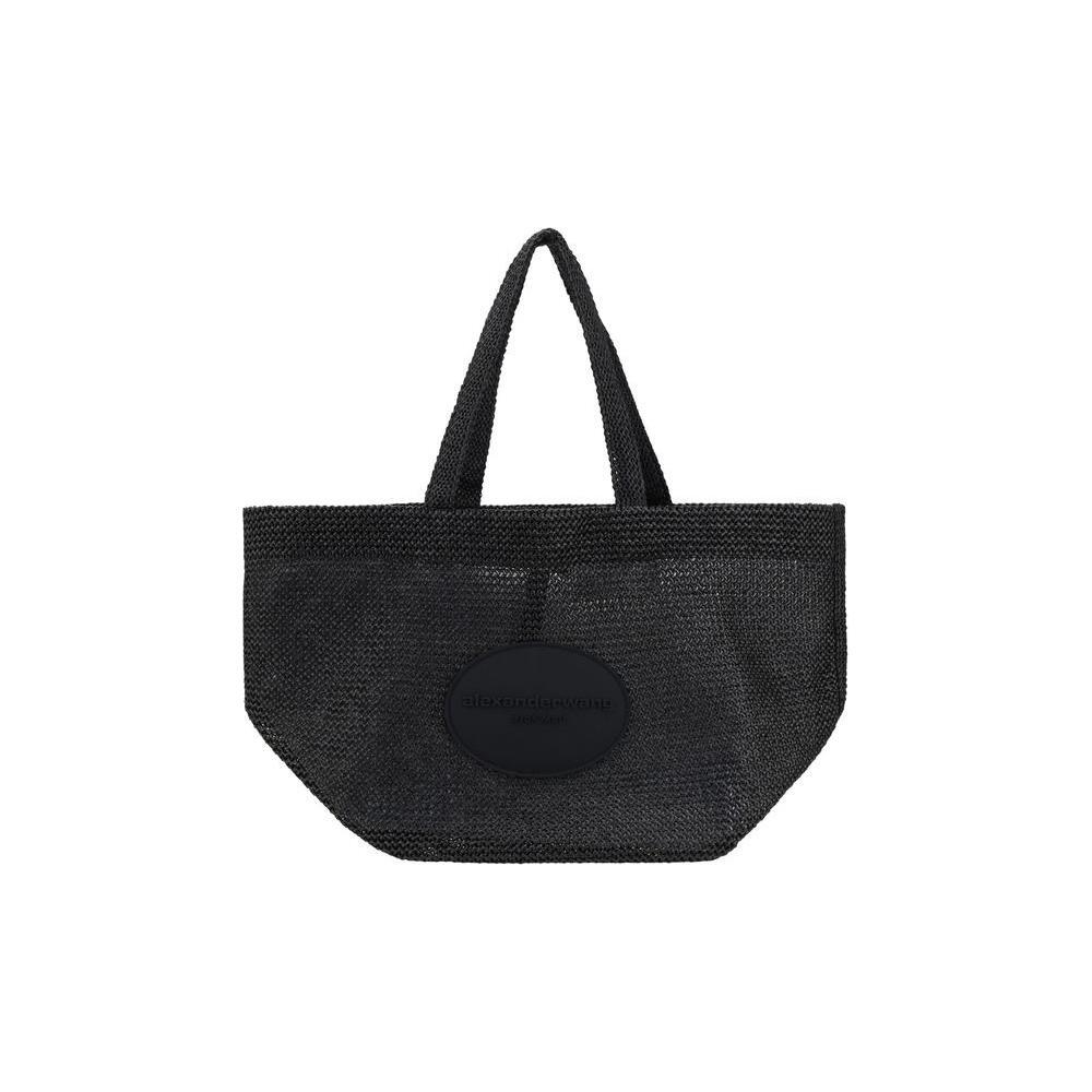 Alexander Wang Punch XL Raffia Shoulder Bag AL20225T82M001BB