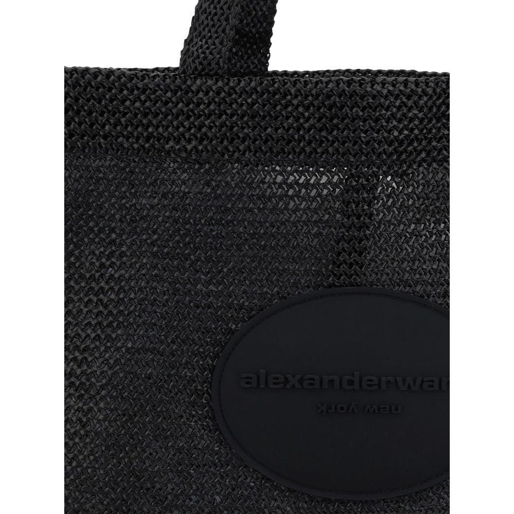 Alexander Wang Punch XL Raffia Shoulder Bag AL20225T82M001BB