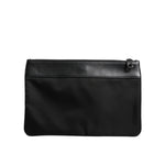 Dolce & Gabbana Multicolor Leopard Jacquard Logo Plaque Men Pouch Bag