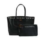Dolce & Gabbana Black Crystal Leather Shopping Women Tote Bag BAG4071