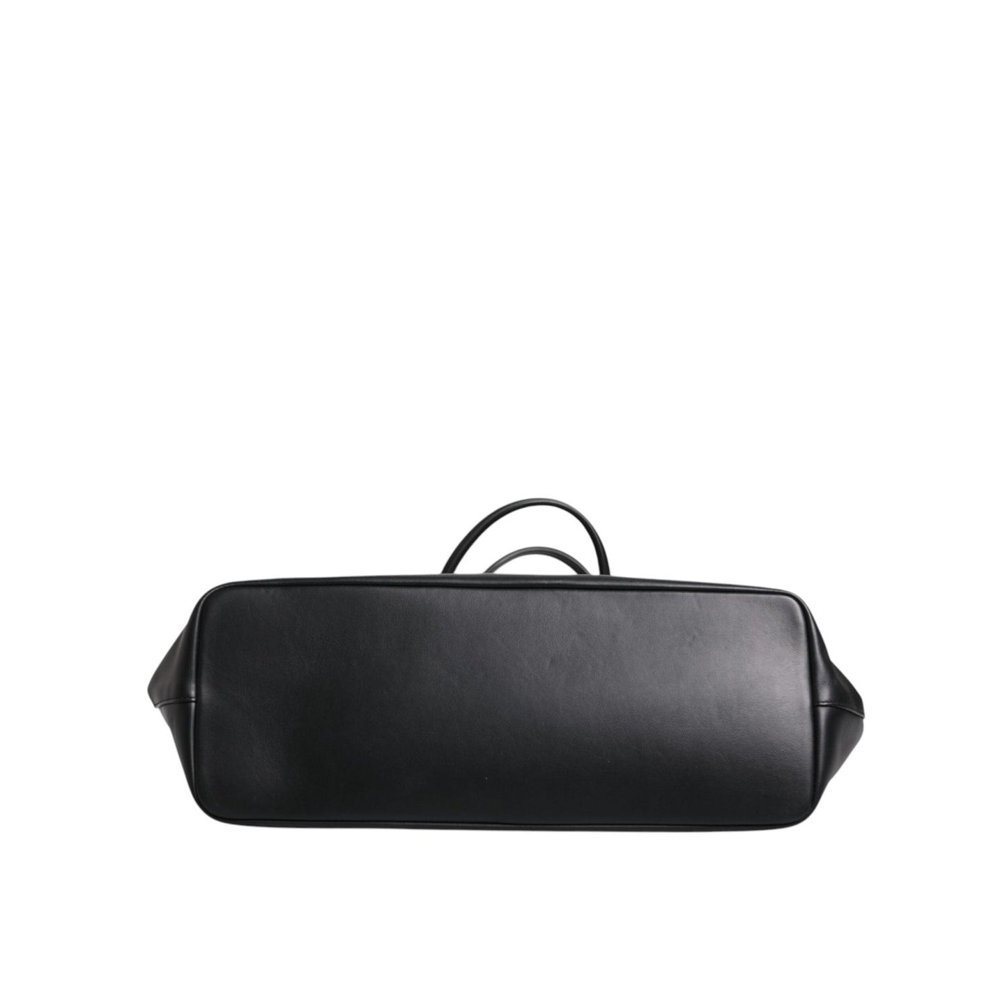 Dolce & Gabbana Black Crystal Leather Shopping Women Tote Bag BAG4071