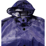 Dolce & Gabbana Dark Blue Cotton Hooded Men Raincoat Jacket JKT3787-54